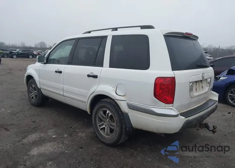2004 Honda Pilot Ex-L from USA, damaged, VIN 2HKYF18564H559908